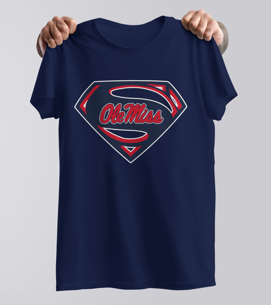 Ole Miss Superman S T-Shirt