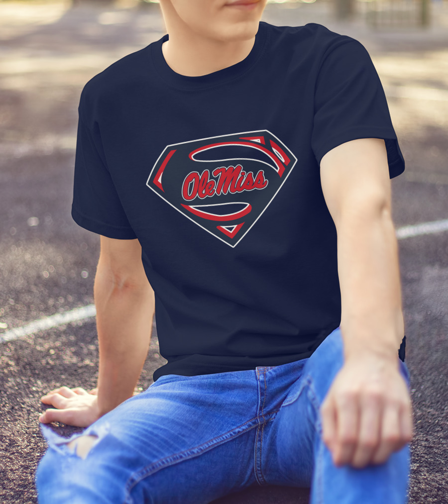Ole Miss Superman S T-Shirt