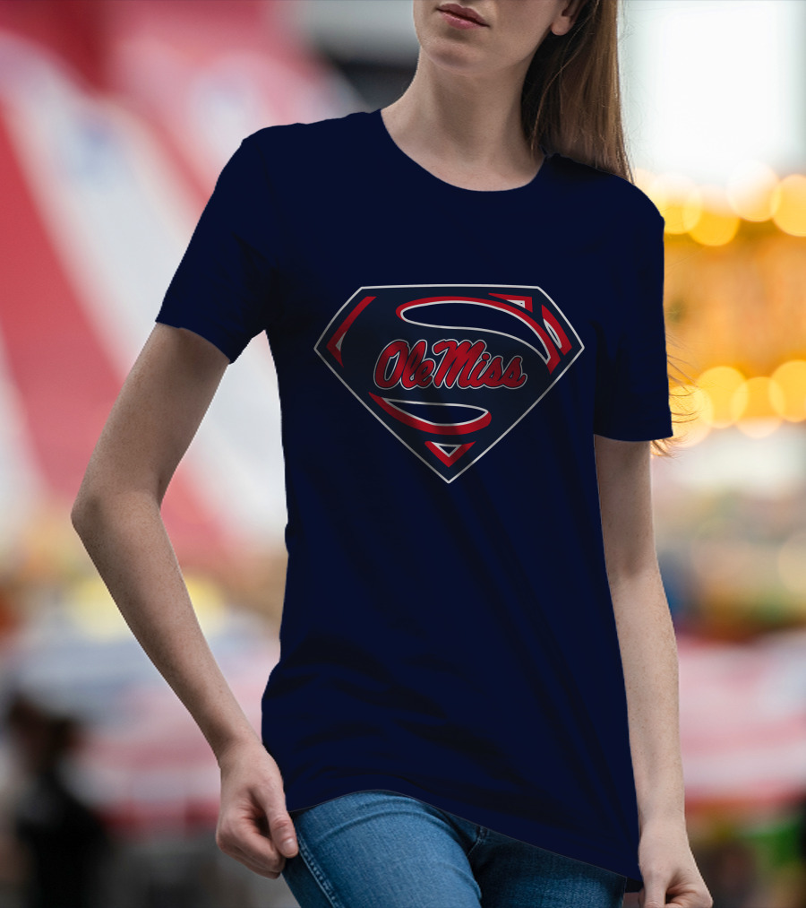Ole Miss Superman S T-Shirt