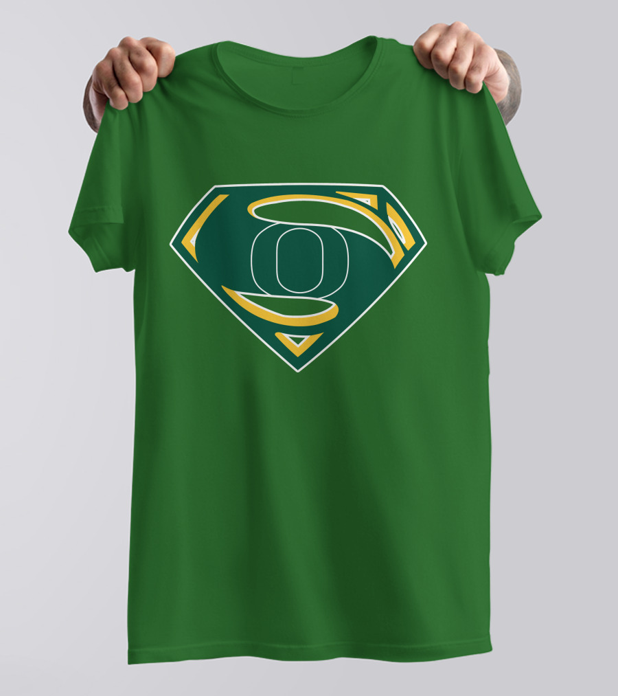 Superman Logo Oregon Ducks Color T-Shirt