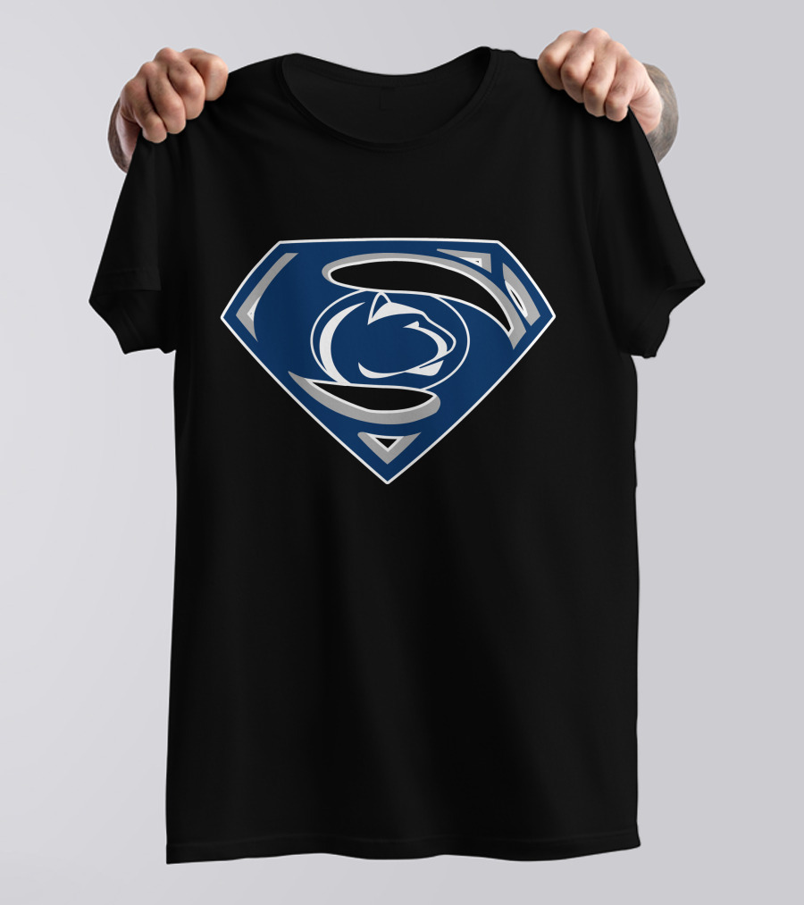 Superman Penn State Nittany Lions Emblem T-Shirt