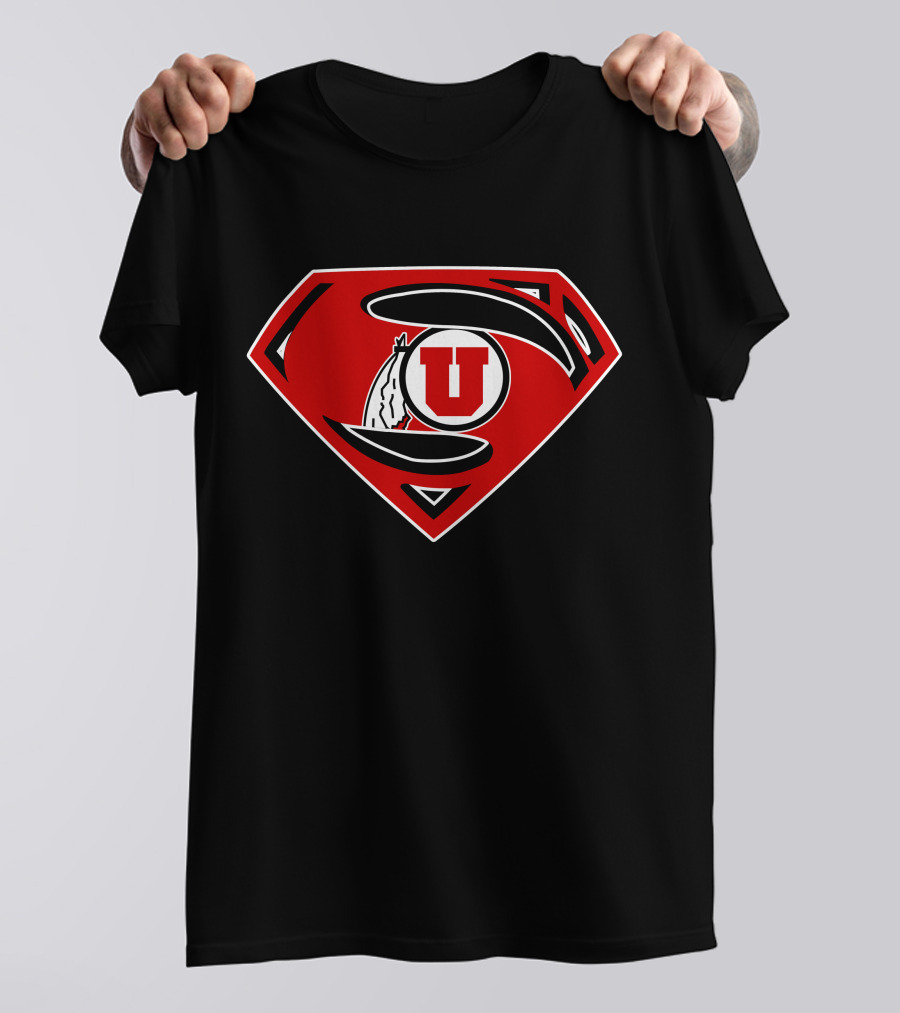University Of Utah Superman Logo Utes T-Shirt