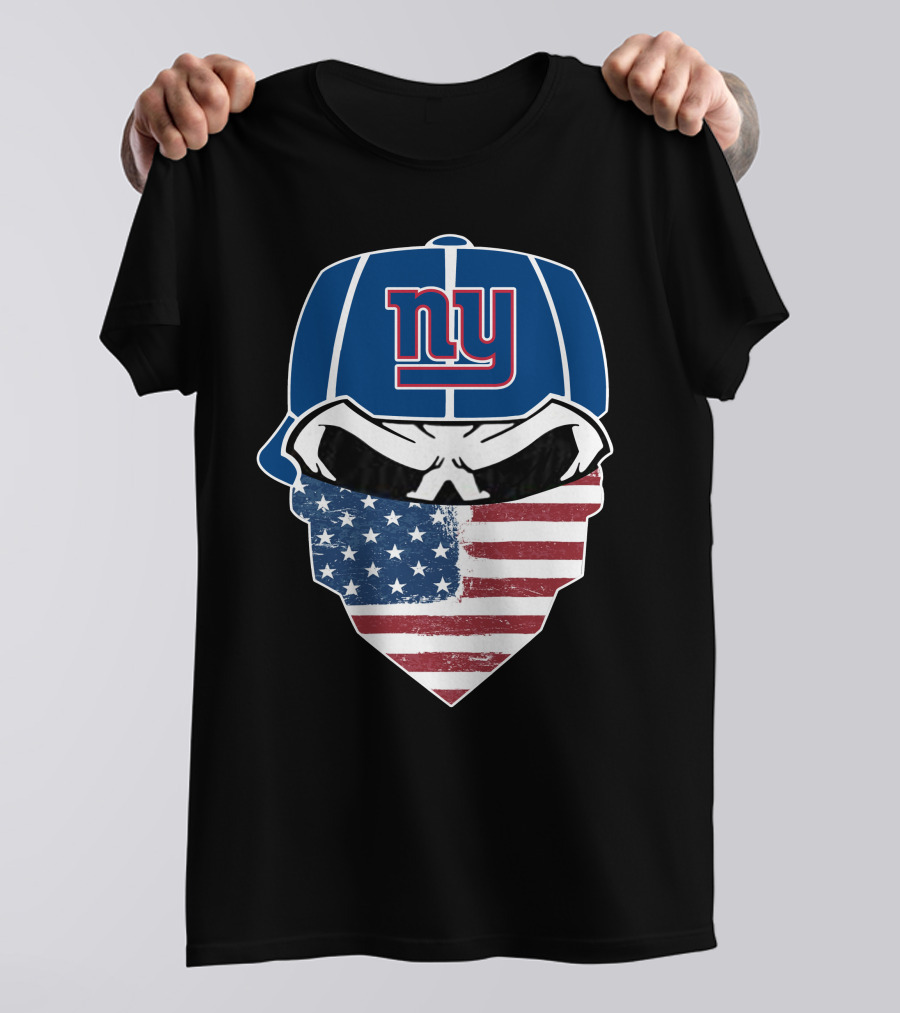New York Giants American Flag Bandana T-Shirt