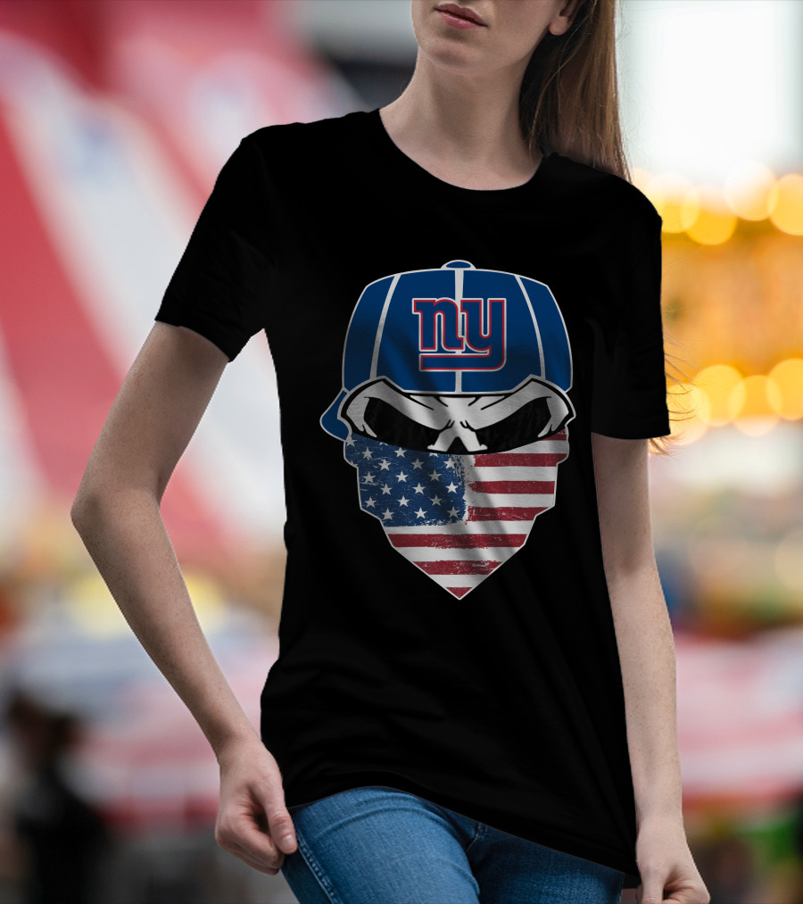 New York Giants American Flag Bandana T-Shirt