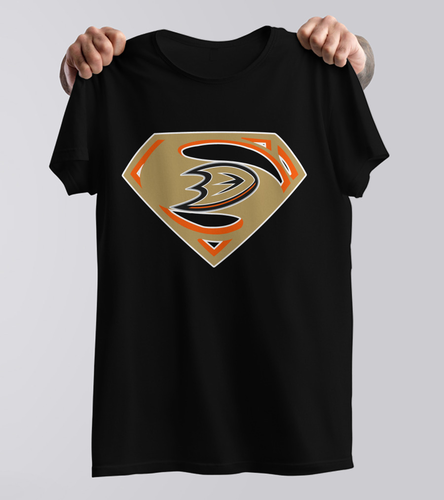 Anaheim Ducks Super Logo Mashup T-Shirt