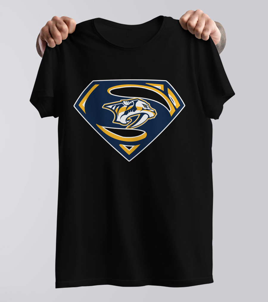 Superman Nashville Predators T-Shirt