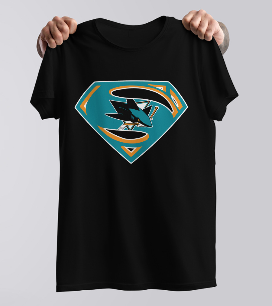 San Jose Sharks Superman T-Shirt