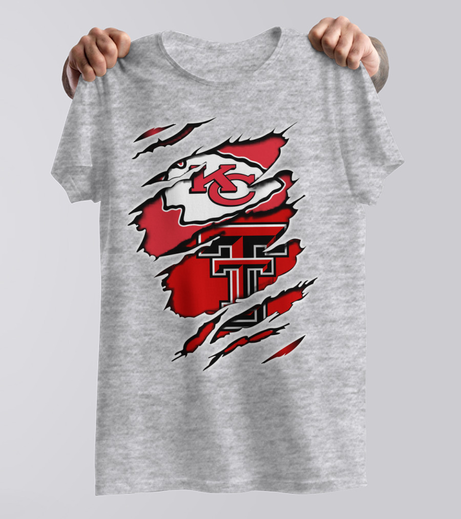 Kansas City Chiefs Texas Tech University Red Raiders Chiefs Texas T-Shirt