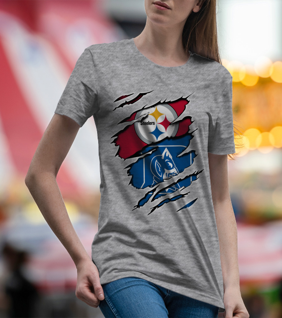 Steelers Duke Logo Fusion T-Shirt