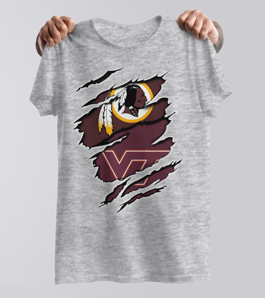 Redskins Hokiers Redskins Hokies Vt T-Shirt