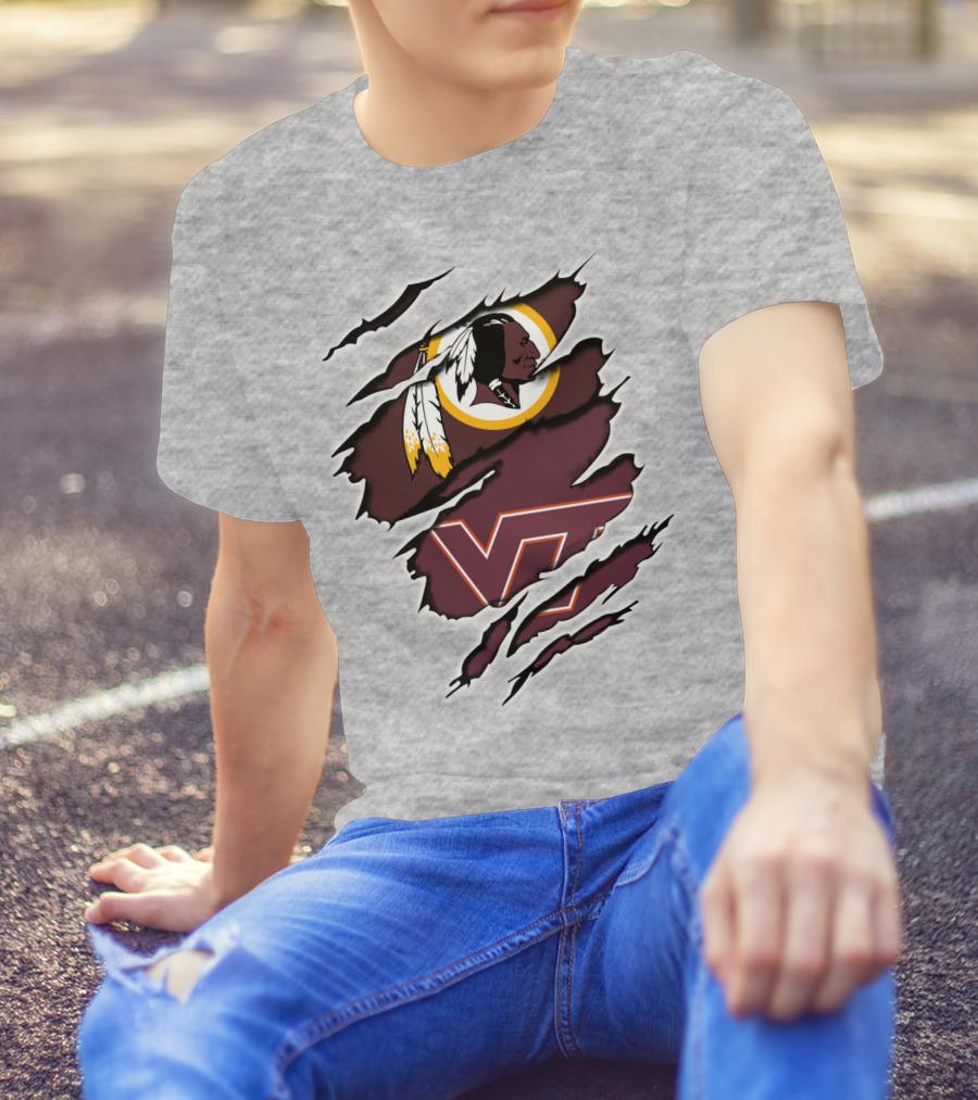Redskins Hokiers Redskins Hokies Vt T-Shirt