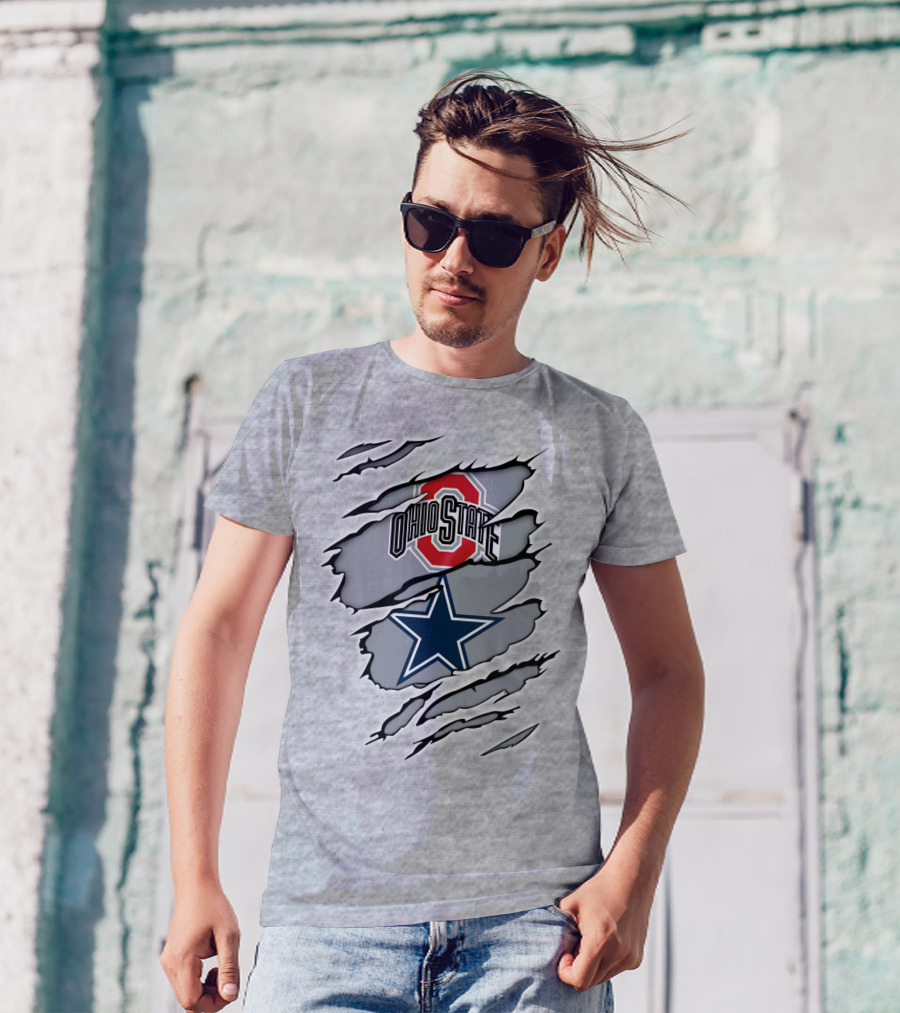 Ohio State Cowboys Dallas Star Burst T-Shirt