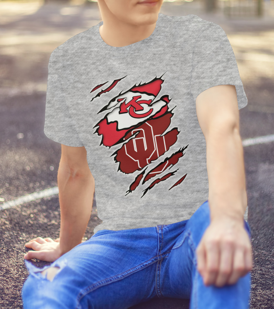 KC Chiefs Oklahoma Sooners T-Shirt