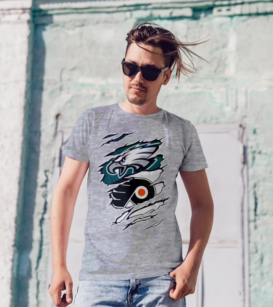 Philadelphia Eagles Flyers Team Fusion T-Shirt