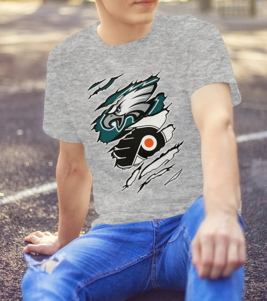 Philadelphia Eagles Flyers Team Fusion T-Shirt