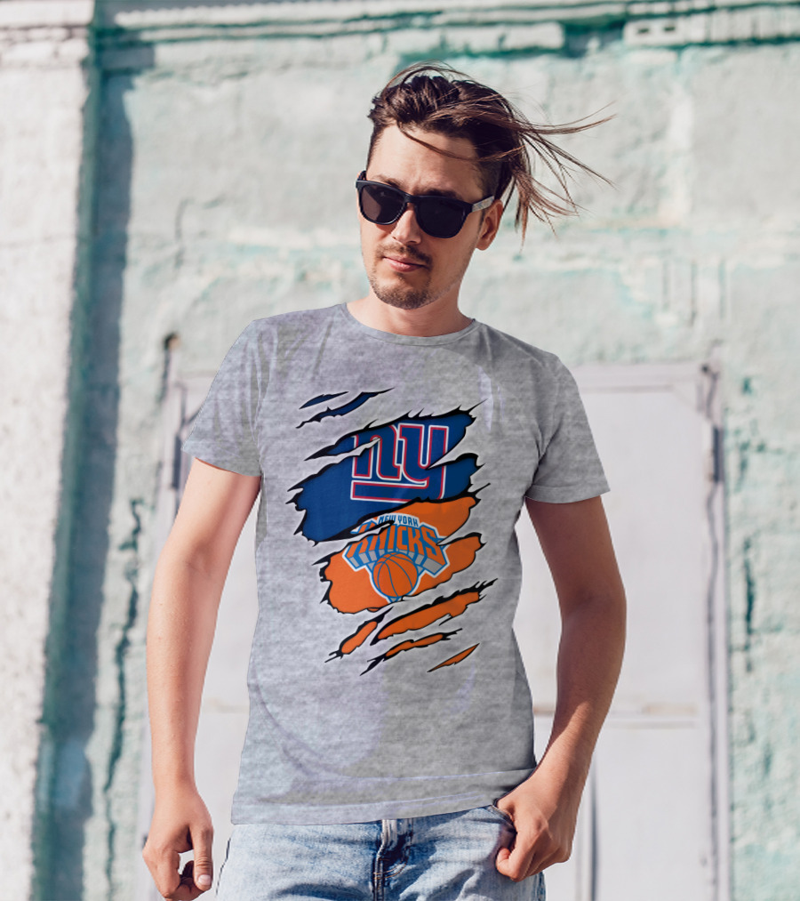 New York Giants Knicks Layered T-Shirt