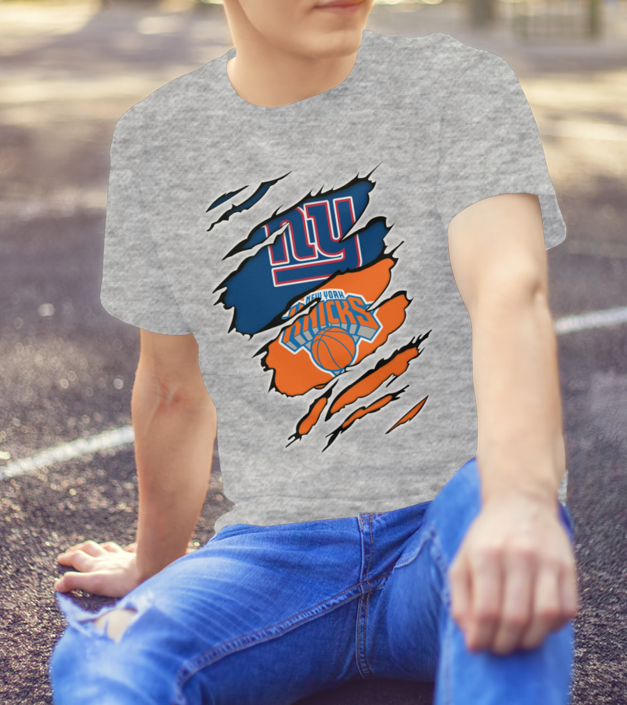 New York Giants Knicks Layered T-Shirt