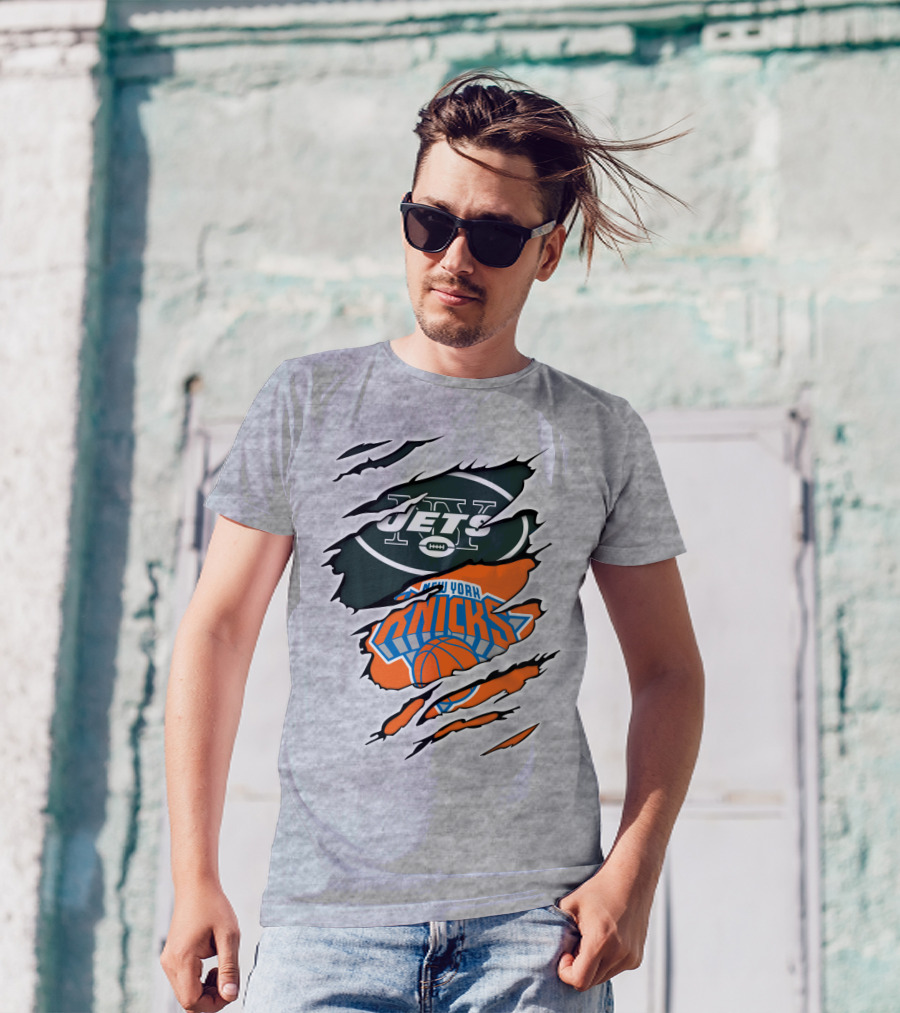 Jets Knicks New York Sports Fans T-Shirt