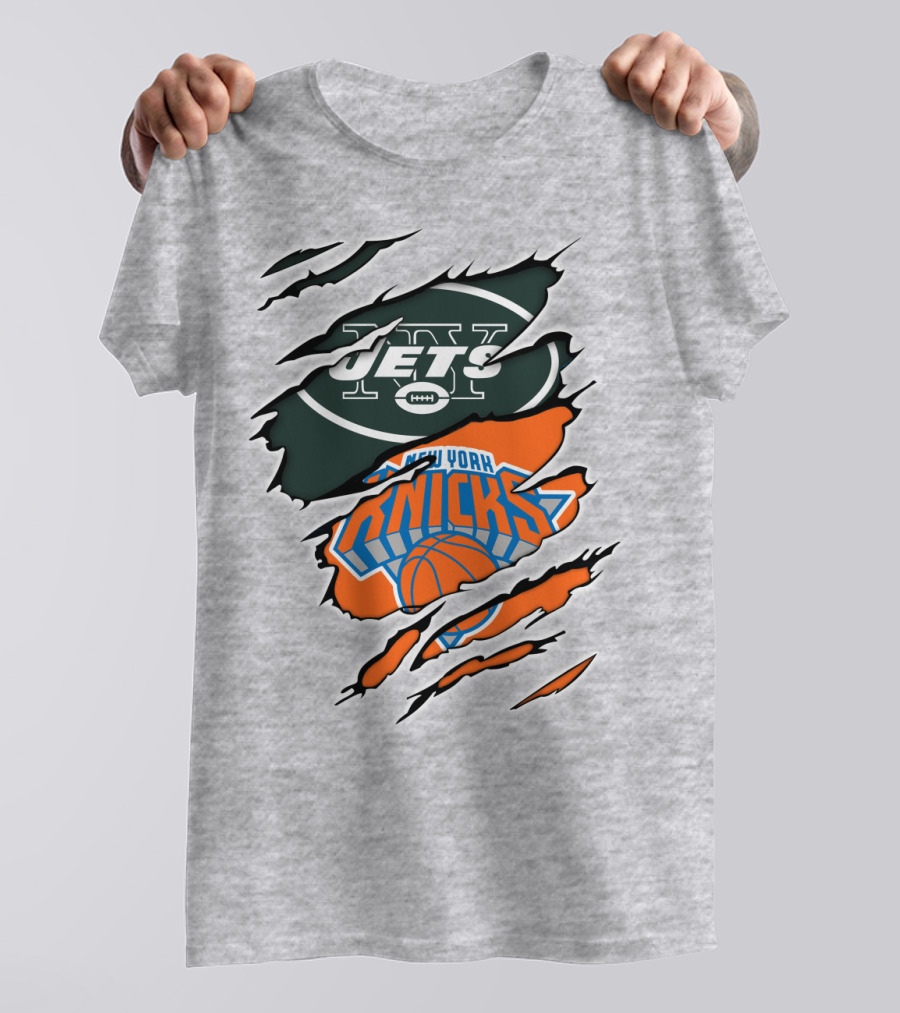 Jets Knicks New York Sports Fans T-Shirt