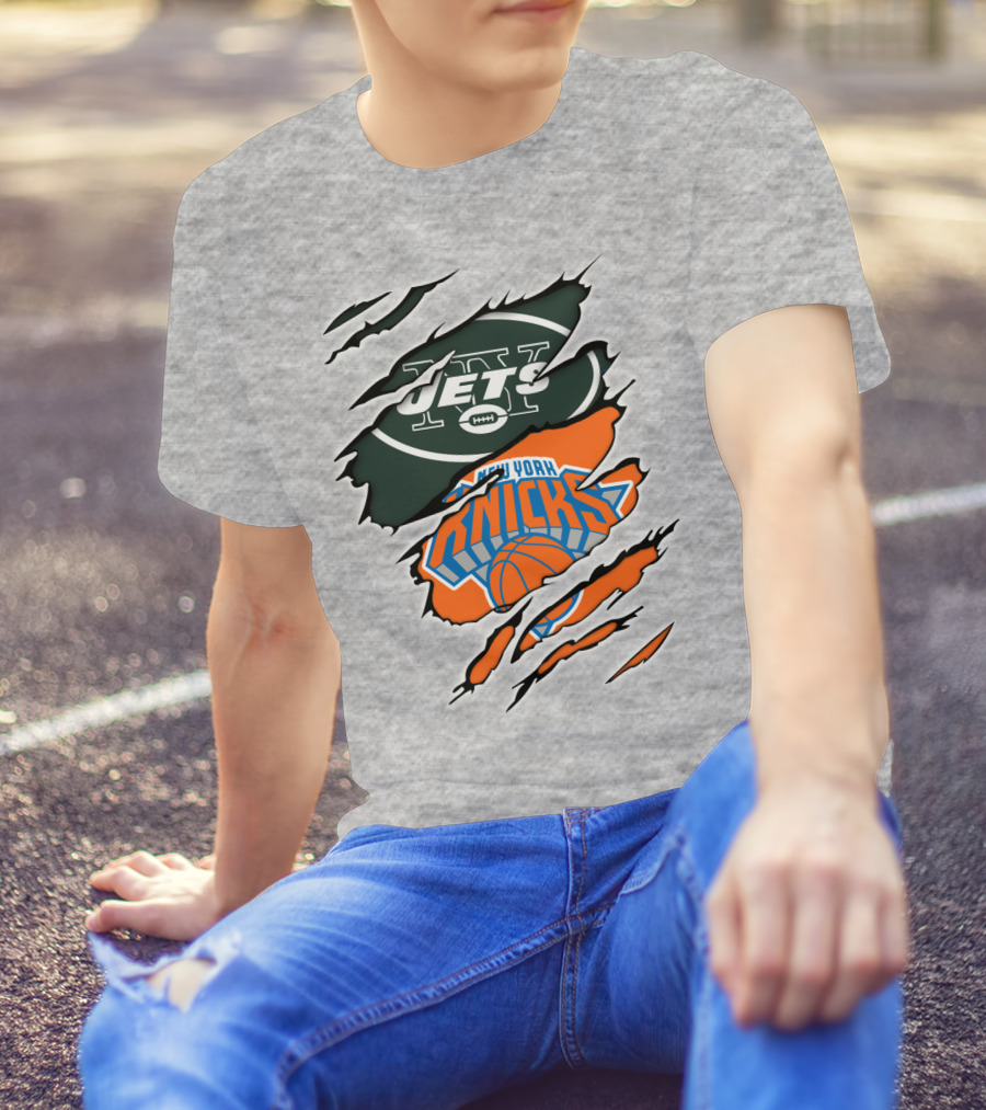 Jets Knicks New York Sports Fans T-Shirt