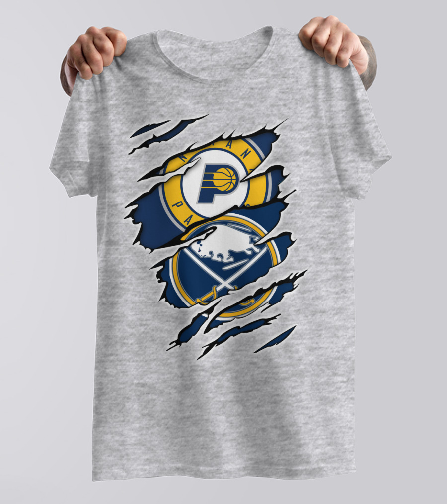 Indiana Pacers Buffalo Sabres Crossover T-Shirt