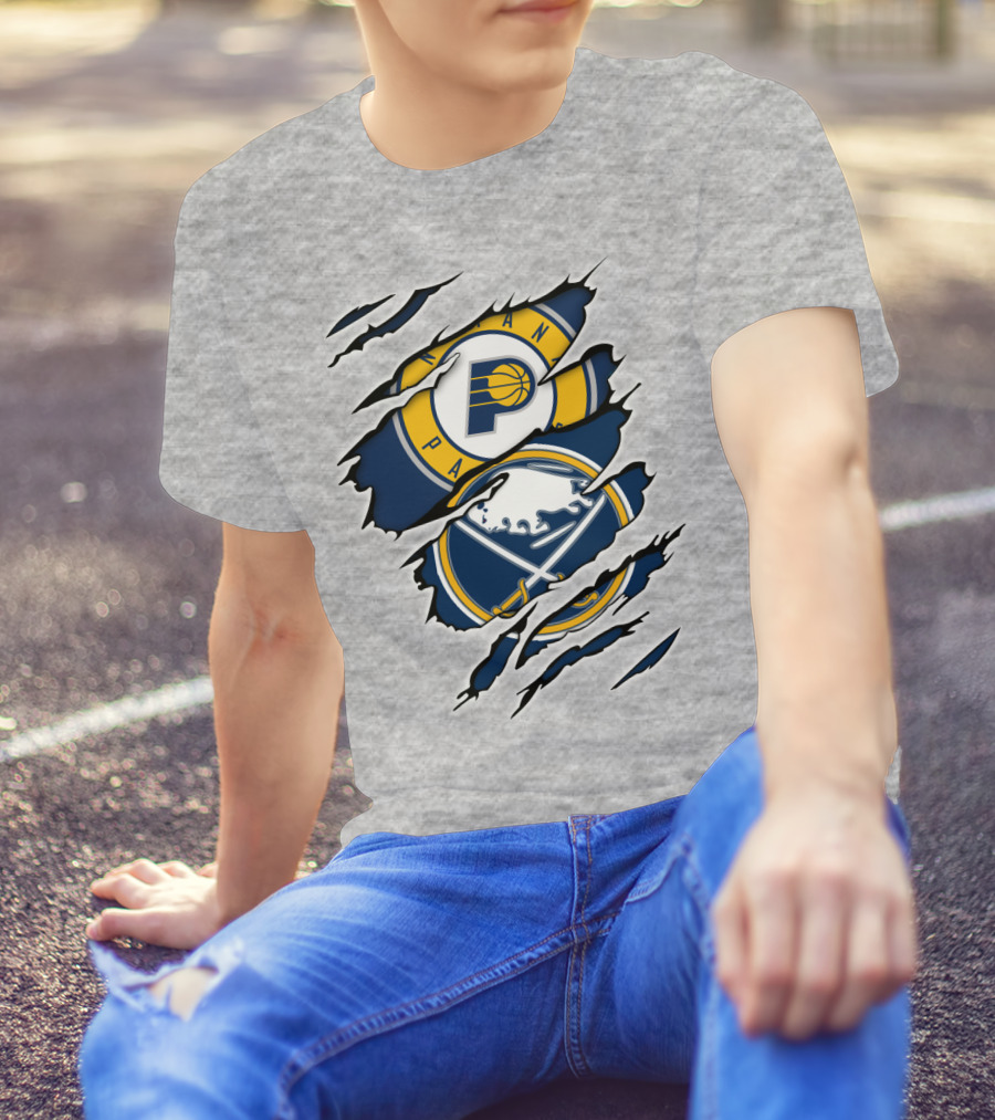 Indiana Pacers Buffalo Sabres Crossover T-Shirt