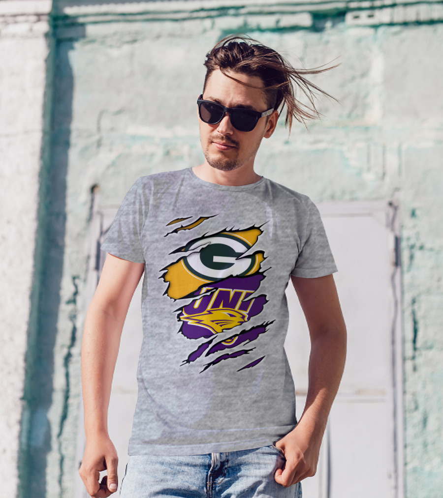 Packers UNI Logo Torn T-Shirt