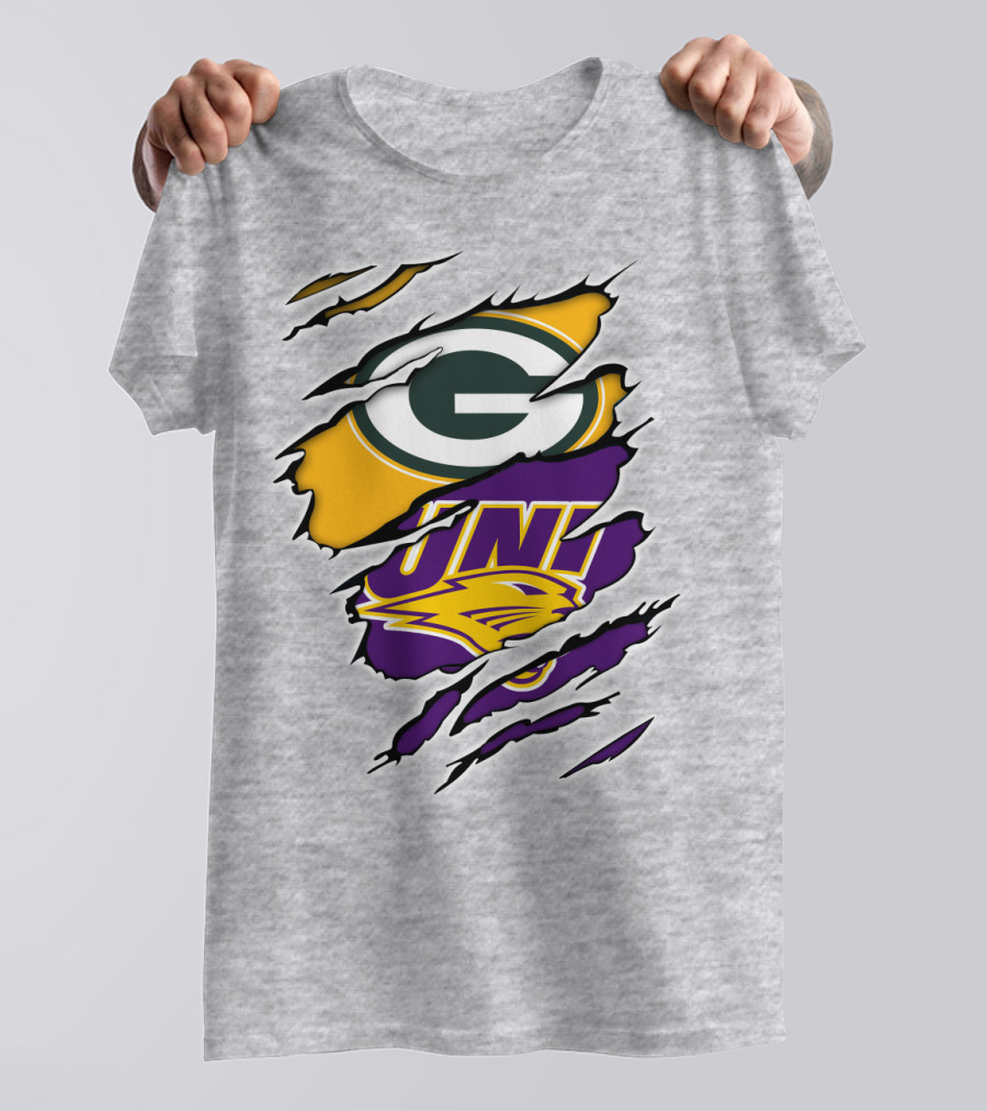 Packers UNI Logo Torn T-Shirt