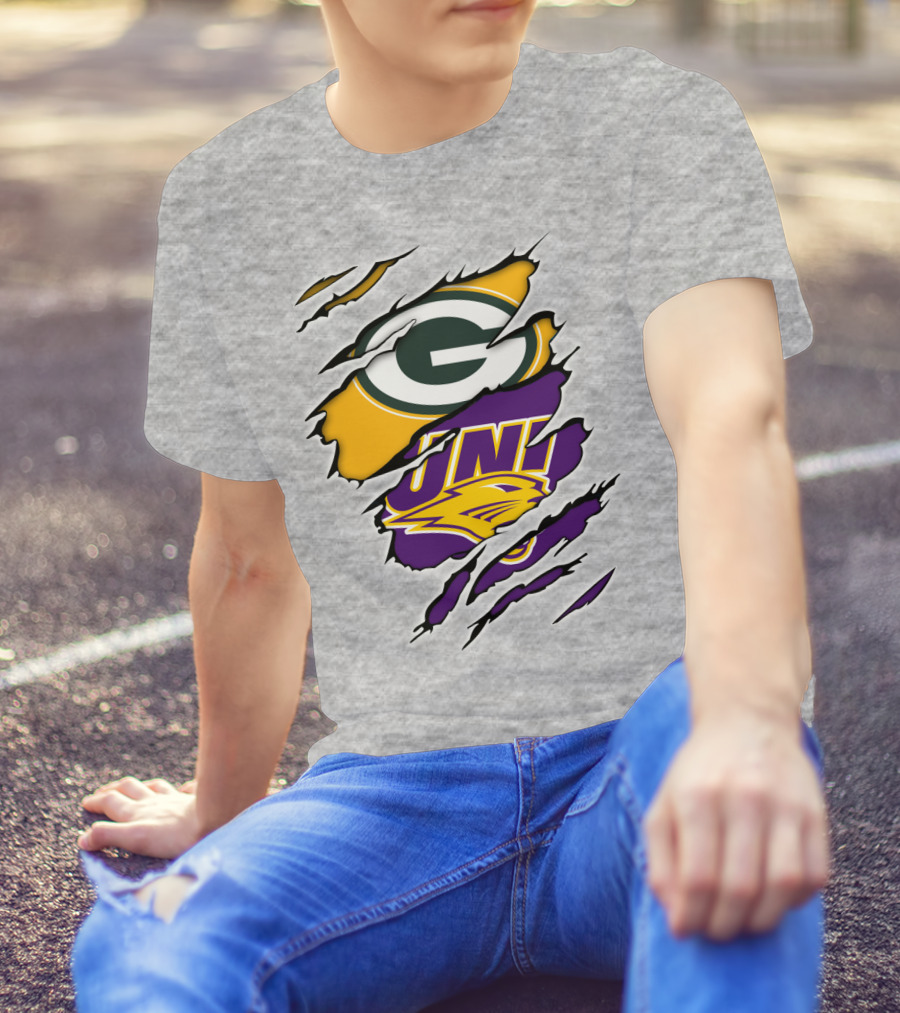 Packers UNI Logo Torn T-Shirt