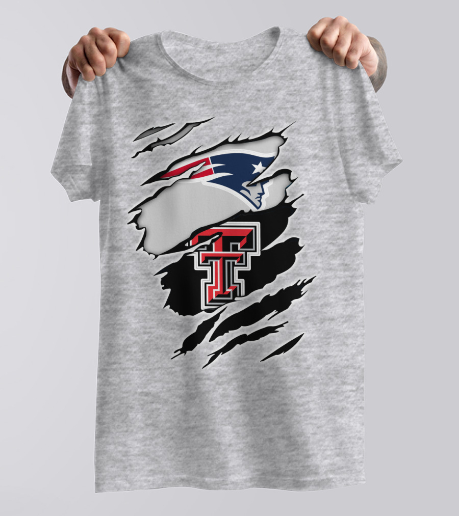 Patriots Texas Tech Double T Logo Fusion T-Shirt