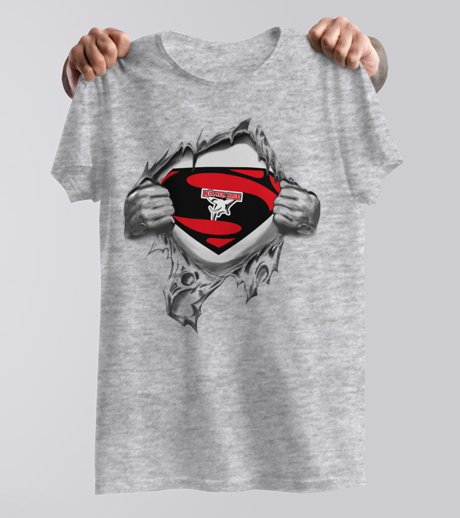 Kölner Haie Superman Logo Fan T-Shirt