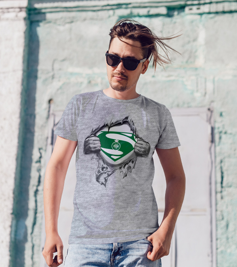 AS Saint Étienne Superman T-Shirt