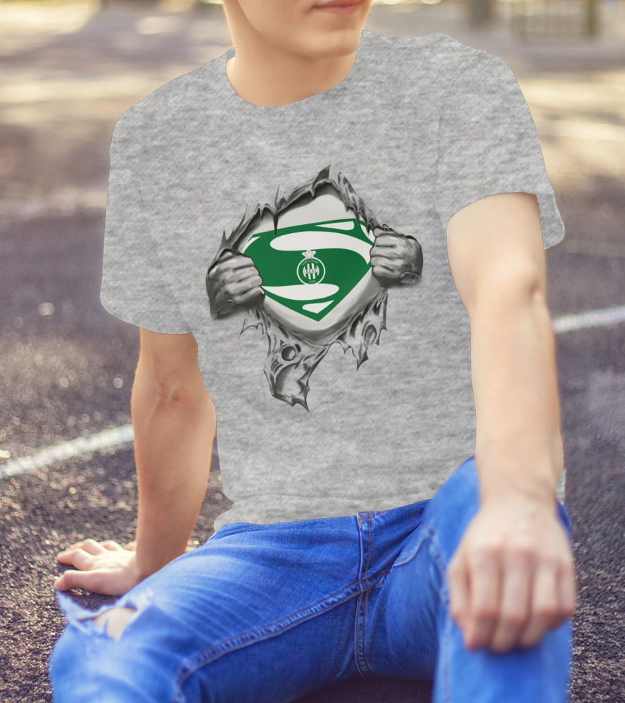 AS Saint Étienne Superman T-Shirt