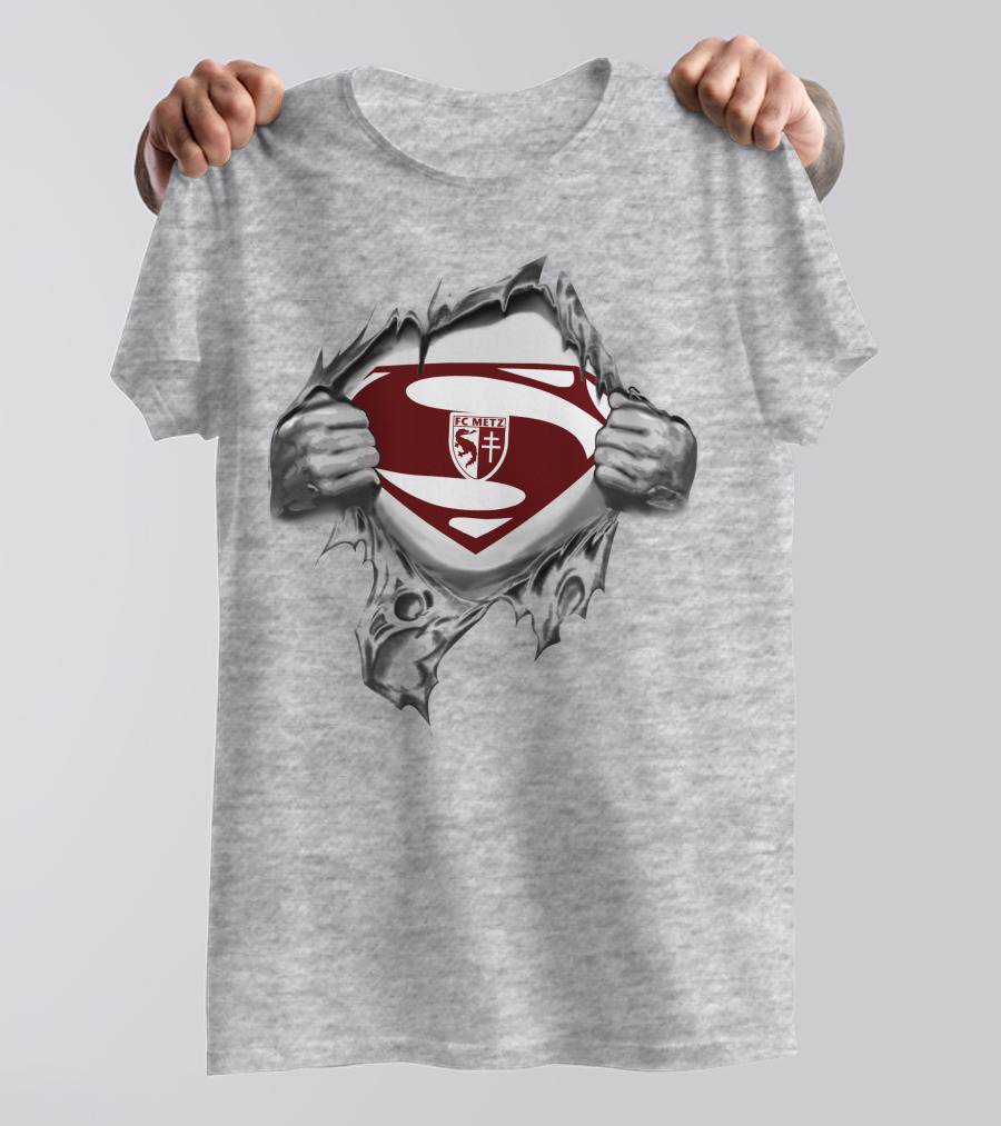 FC Metz Superman Crest Reveal T-Shirt