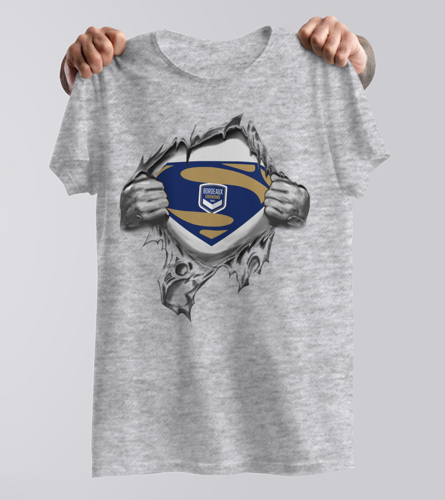Bordeaux Girondins Superman Shield T-Shirt
