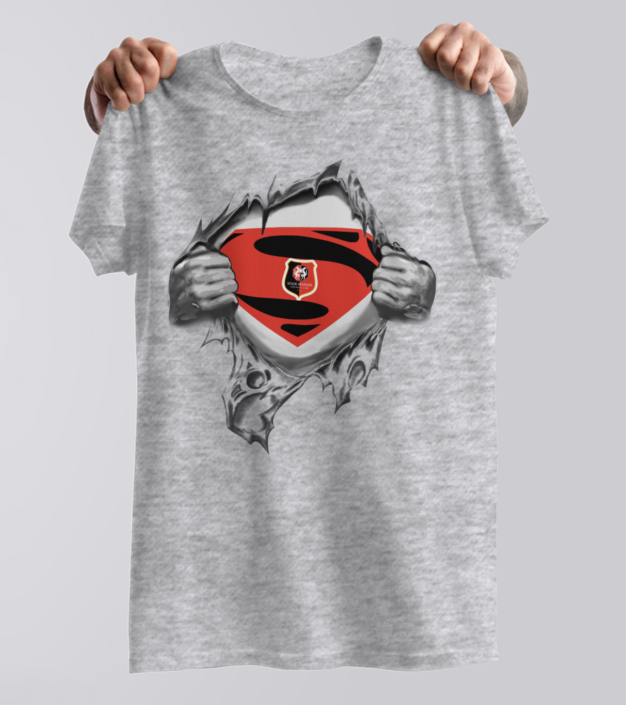 Stade Rennais Superman Logo Emblem T-Shirt
