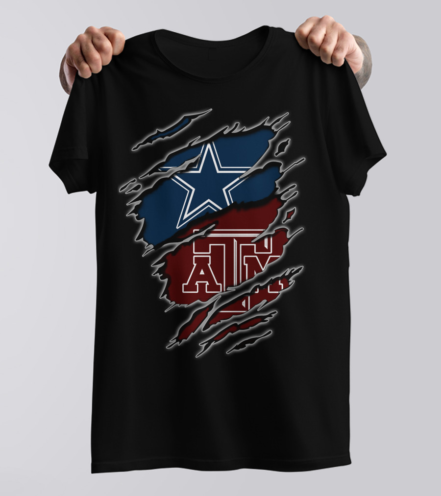 Dallas Cowboys Texas A&M Crossover T-Shirt