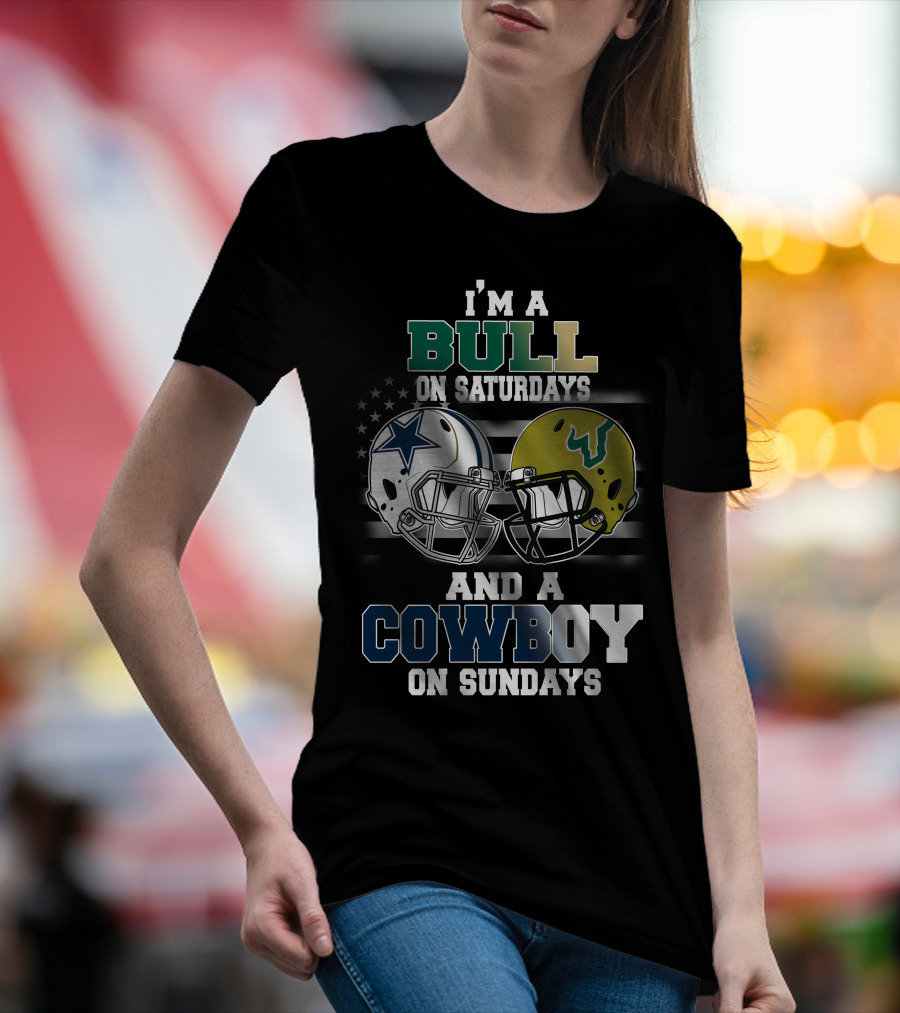 I'm A Bull On Saturdays And A Cowboy On Sundays T-Shirt