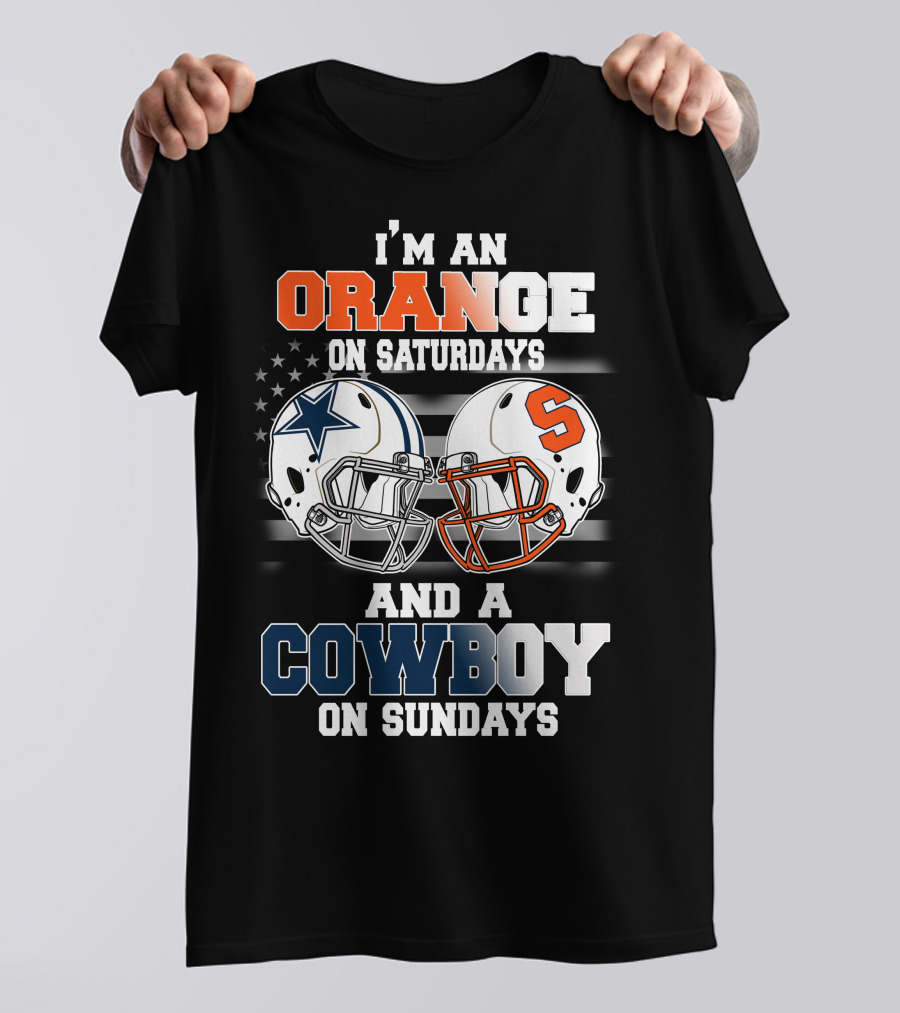 I'm An Orange On Saturdays And A Cowboy On Sundays T-Shirt