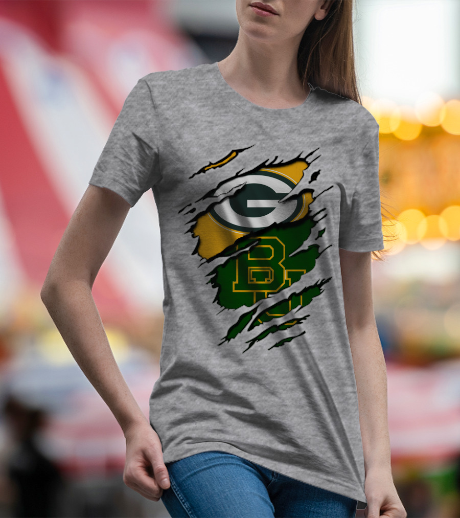 Green Bay Packers Baylor Bears T-Shirt