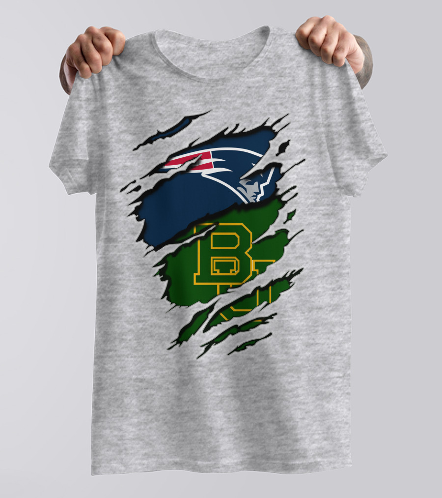 Patriots Baylor BU Logo Mashup T-Shirt