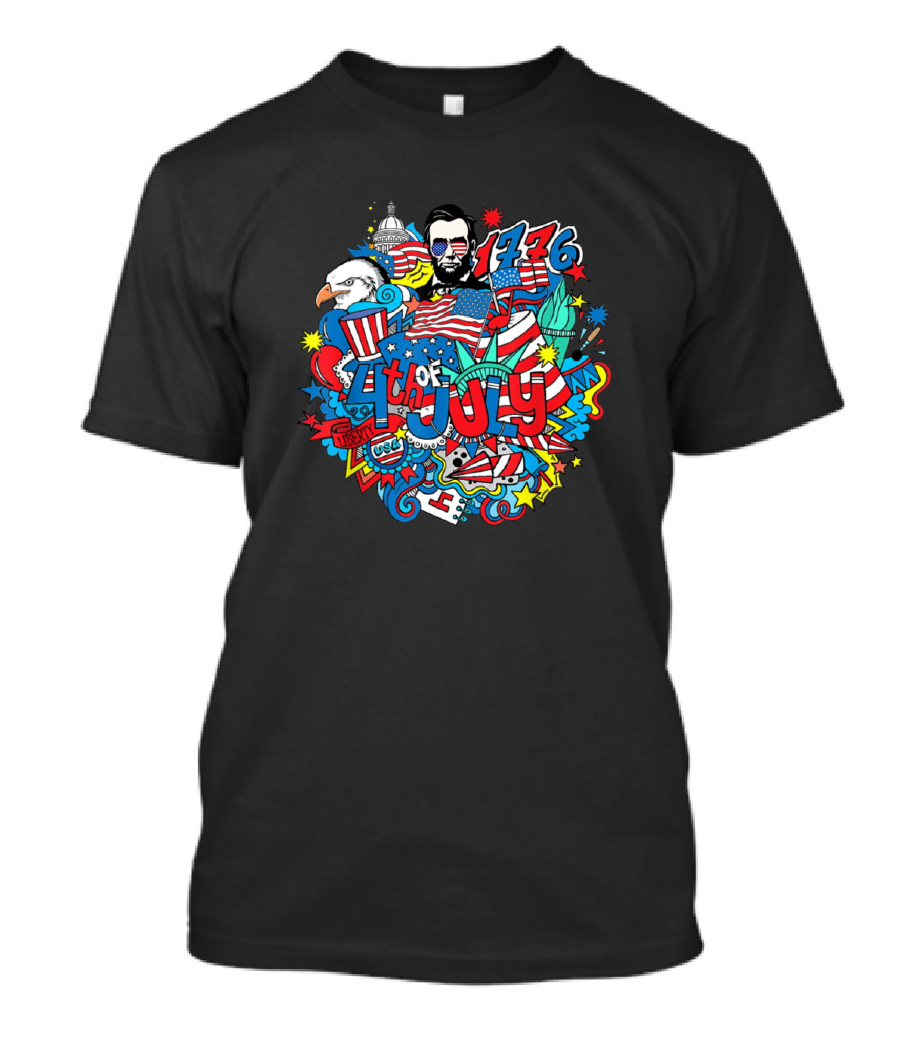 1776 4Th Of July Usa T-Shirt