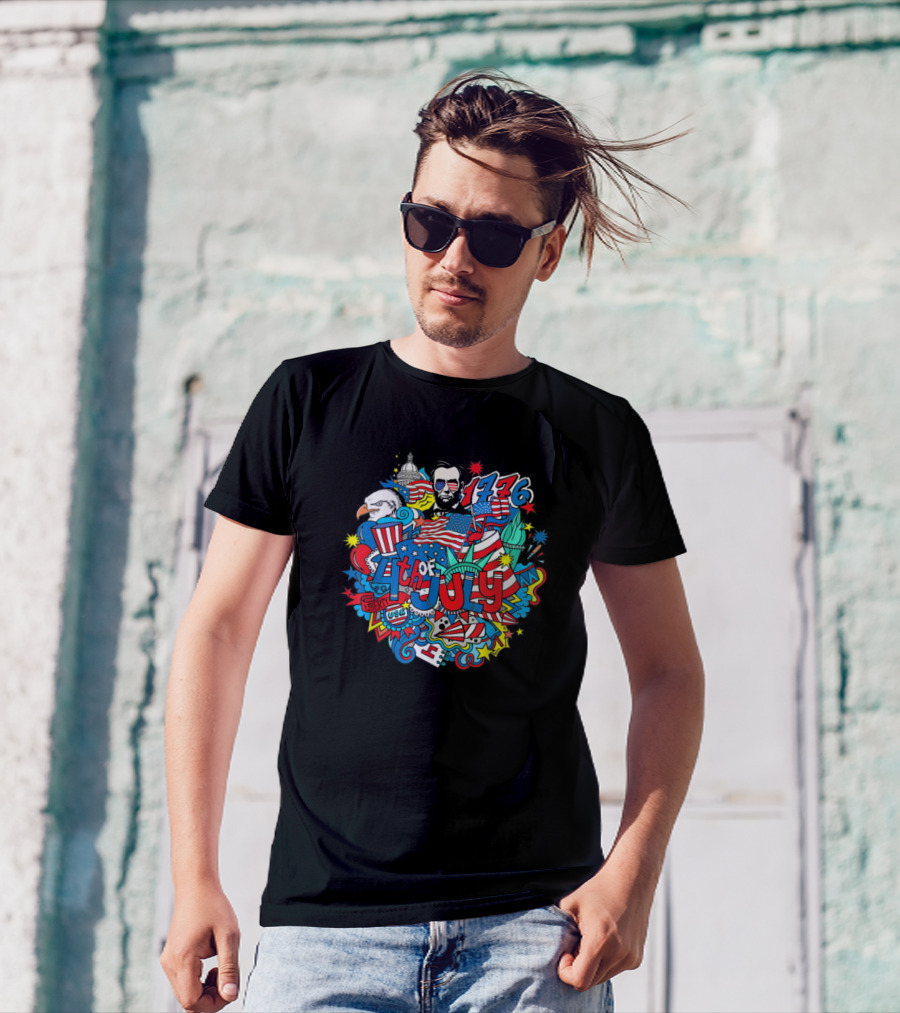 1776 4Th Of July Usa T-Shirt