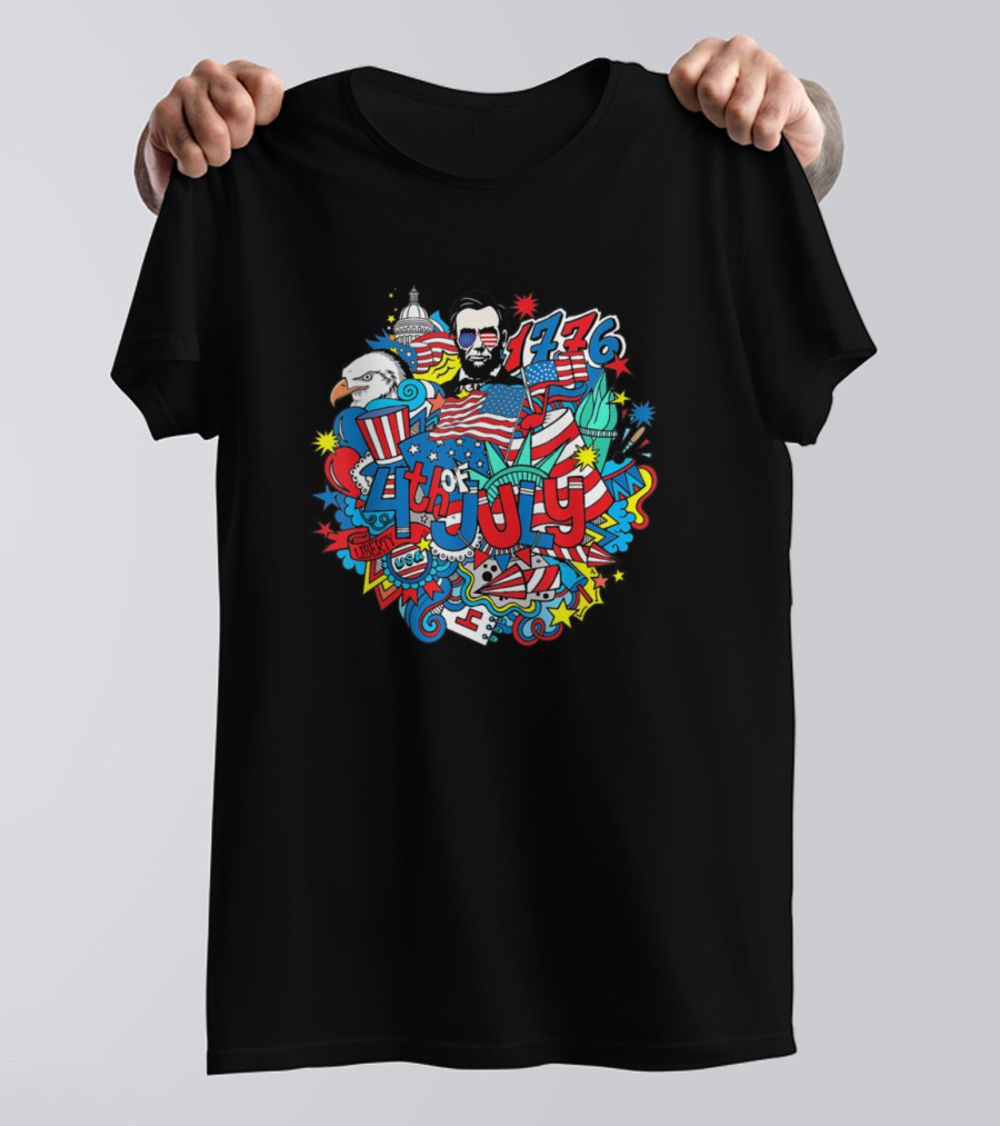 1776 4Th Of July Usa T-Shirt