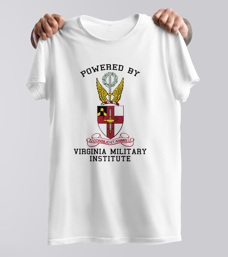 Powered By Virginia Military Institute Consilio Et Animis T-Shirt