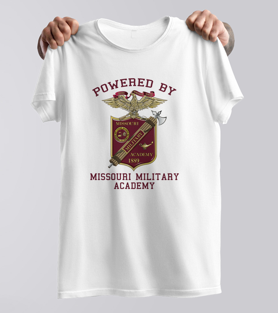 Powered By Missouri Military Academy 1889 T-Shirt