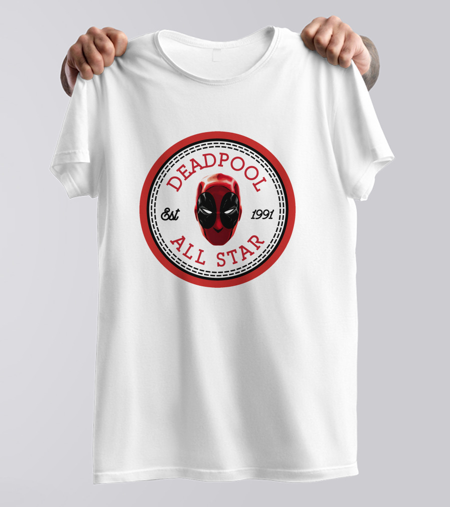 Deadpool All Star Est 1991 Converse T-Shirt