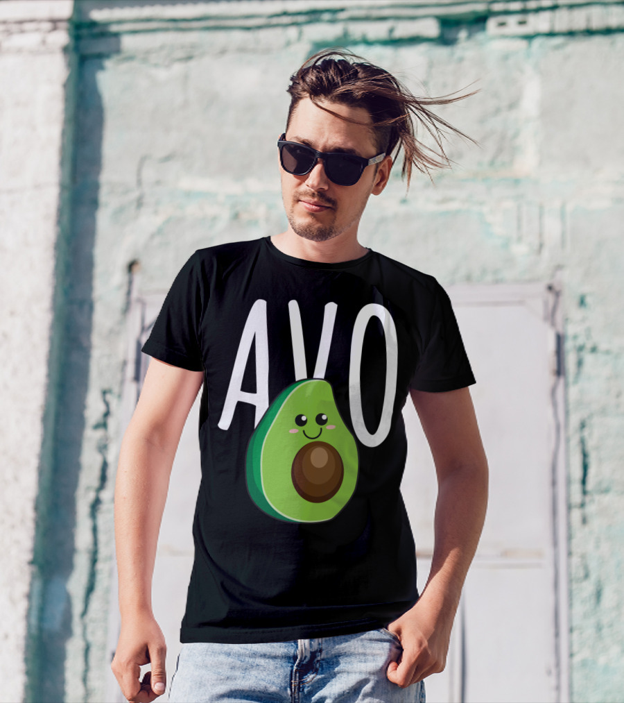 Avo Avocado Cute Vegan Couples Loves Matching T-Shirt