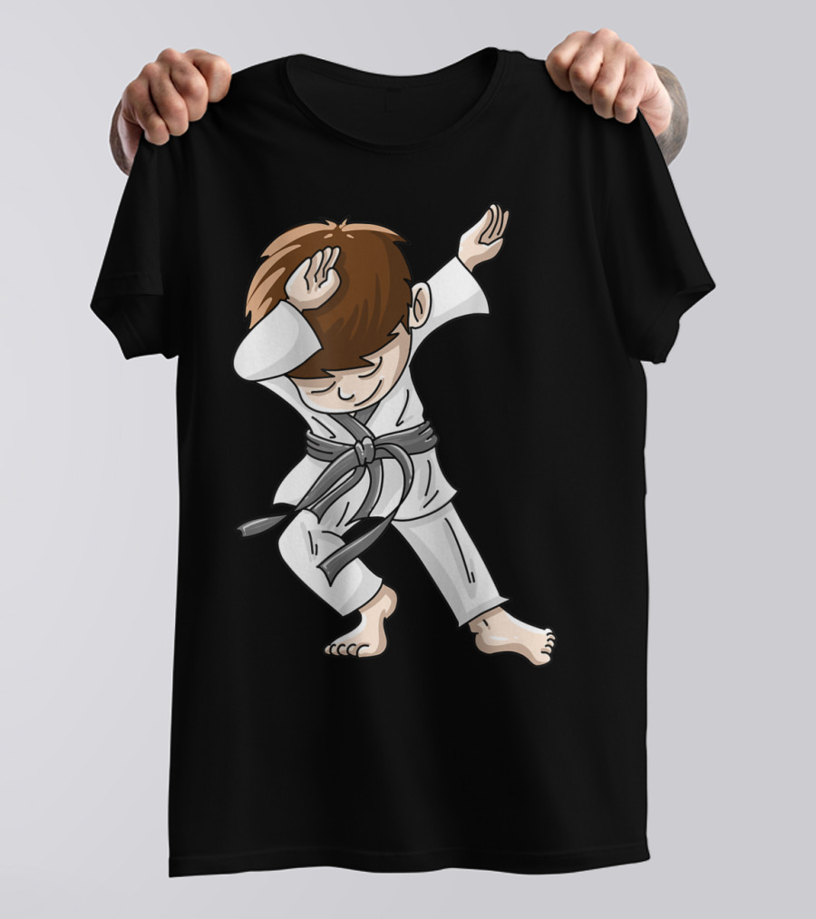 Cool Karate Boy Dabbing Hip Hop Judo Dance Fun T-Shirt