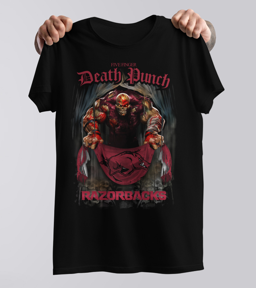 Five Finger Death Punch Razorbacks Arkansas T-Shirt